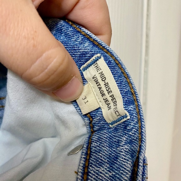 Madewell The Mid-rise Perfect Vintage Jean, 31 - Picture 6 of 7